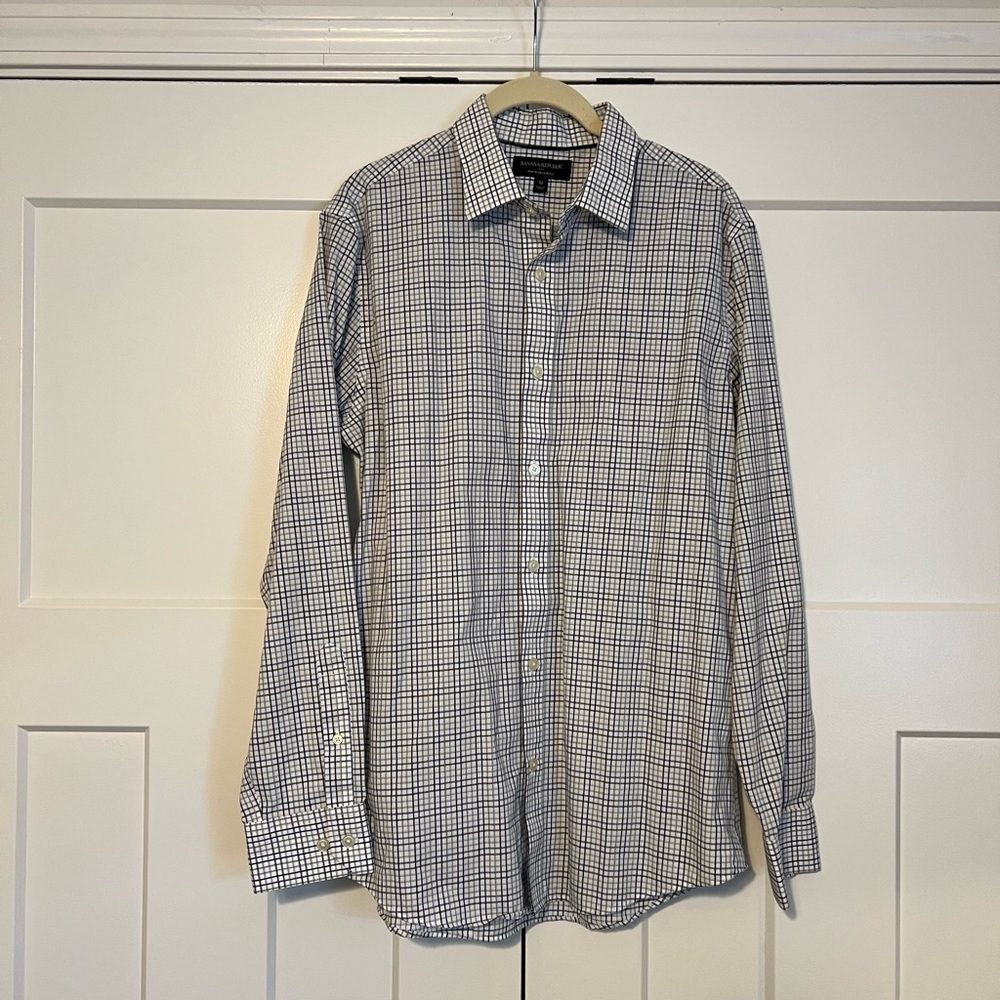 Men's Blue Checkered Shirt